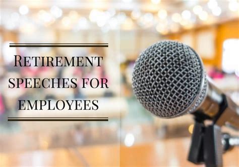 How To Prepare Memorable Retirement Speeches For Employees A Guideline