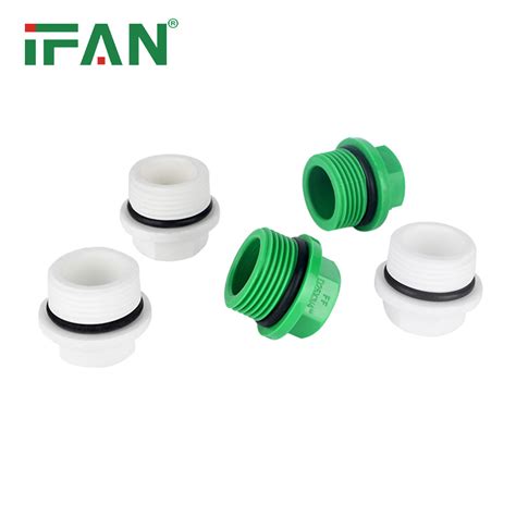 Ifan Hot Sale Customized Green Plastic Ppr Pipe High Pressure Pn End