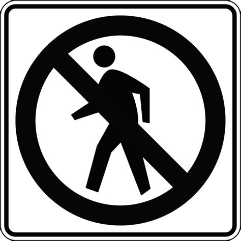 No Pedestrian Allowed On This Road