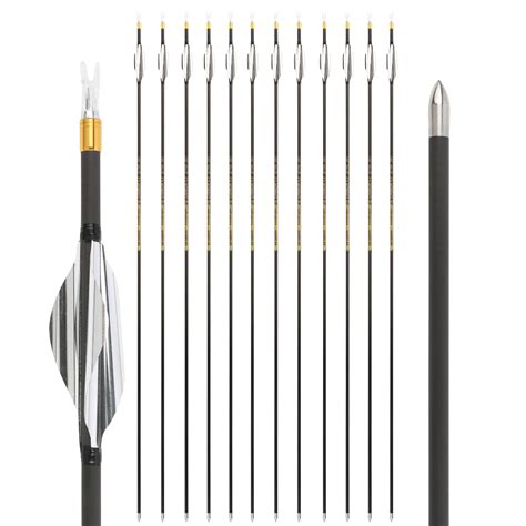 Sharrow Inch Mm Pure Carbon Archery Target Arrows For Recurve