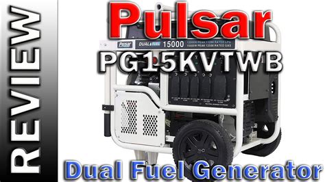 Pulsar PG15KVTWB 15000W Dual Fuel Portable Generator YouTube