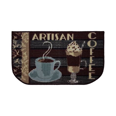 Structures Artisan Coffee 18 In X 30 In Textured Wedge Shaped Slice