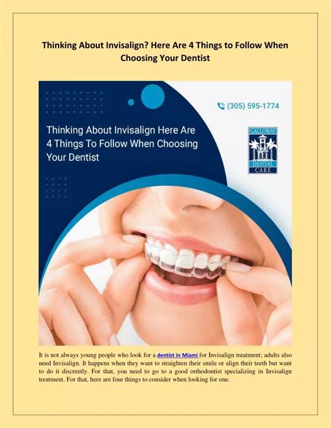 PPT Thinking About Invisalign Here Are 4 Things To Follow When