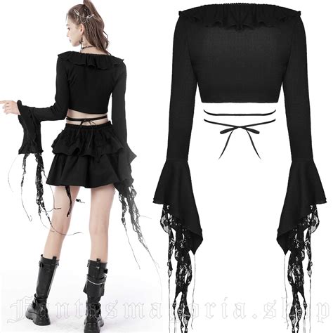 Doomsday Witch Crop Top Dark In Love Womens