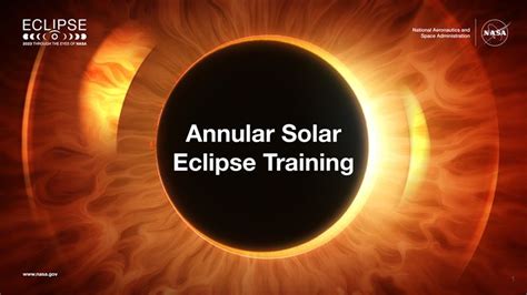 Annular Solar Eclipse Training Nasa Science