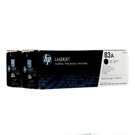 Cf283ad Hp 83a Original Hp 2 Pack Laserjet Toner Cartridges Black