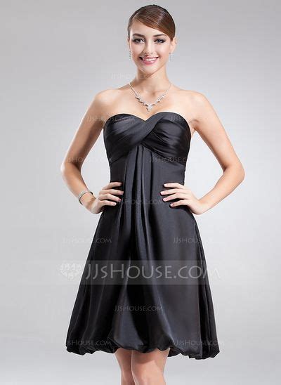 Us 8999 Empire Sweetheart Knee Length Charmeuse Homecoming Dress