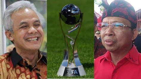 Deretan Reaksi Ganjar Pranowo Wayan Koster PDIP Soal FIFA Batalkan