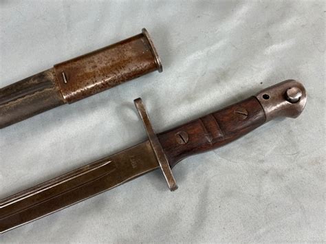 Us Eddystone Military Model Bayonet Scabbard Oct