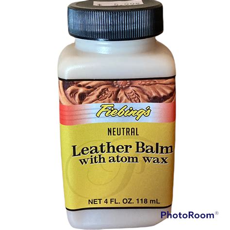 Fiebings Neutral Leather Balm With Atom Wax Traditions Leathercraft Llc