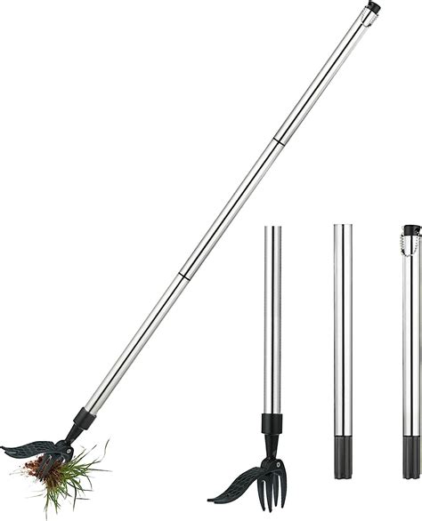 Bestyijo Garden Weed Puller Tool Stand Up Heavy Duty