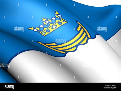 Flag of Helsinki Stock Photo - Alamy