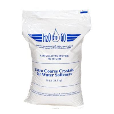 Water softener salt delivery – H2O To GO