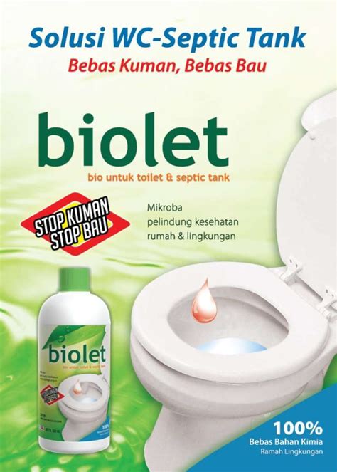 Jual Penghilang Bau Kloset Septictank Toilet Wc Biolet Bebas Kuman