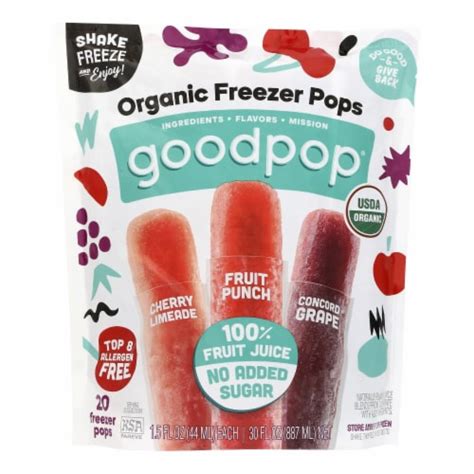 Goodpop Freezer Pops Variety Case Of 6 20 1 5 Z 6 Ct 20 1 5 Z