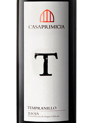 Bodegas Casa Primicia Tempranillo Vivino US