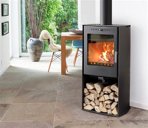 Poêle à bûche ADURO 19 noir 5 kW Leroy Merlin