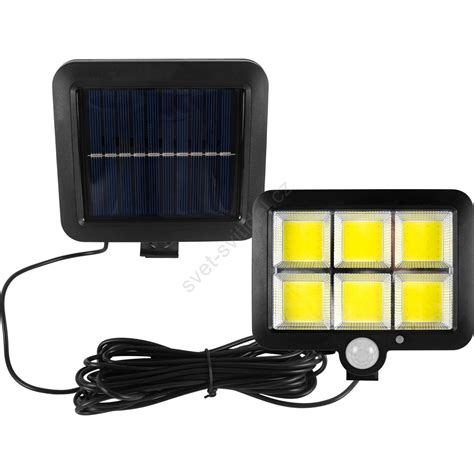 LED Solární reflektor se senzorem LED 1 5W 3 7V 6000K IP44 Svět svítidel