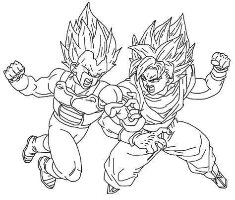 Goku Et Vegeta Coloriage Dragon Ball Coloriage Sangoku Porn Sex Picture