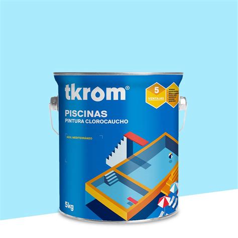 Pintura De Piscinas Acr Lica Tkrom Blanco Potspintura