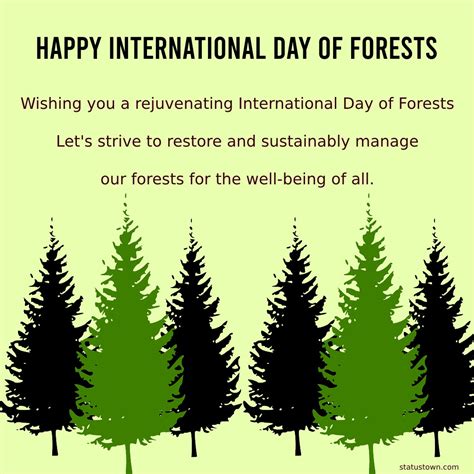 Wishing You A Rejuvenating International Day Of Forests Lets Strive