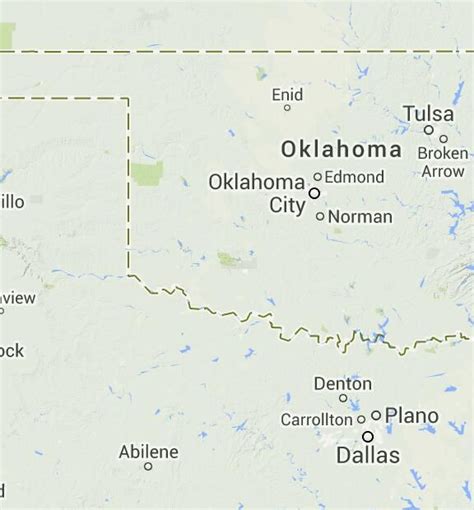 √ Oklahoma National Parks Map