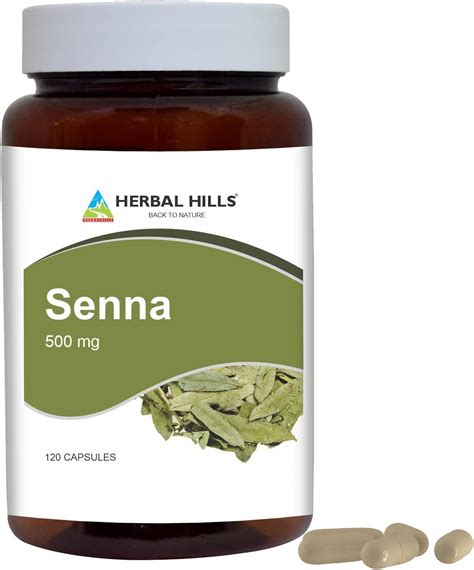 Amazon Herbal Hills Senna Capsules Alexandrina Senna