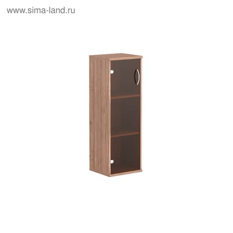 Шкаф колонка со стеклянной дверью IMAGO СУ-2.4 ясень шимо (3223786 ...