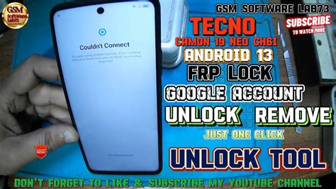 How To Frp Bypass Tecno Camon Tecno Camon Neo Ch I Google Account