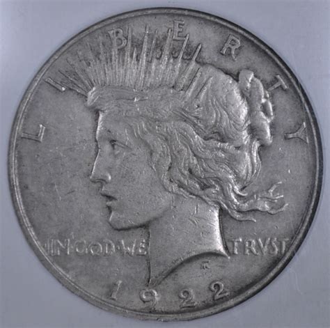 1922 $1 Peace Silver Dollar "Binion Collection" - NGC