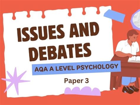 Aqa A Level Psychology Issues And Debates Idiographic And Nomothetic Teaching Resources