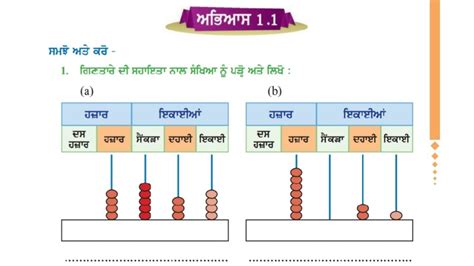 PSEB 4th Maths Exercise 1 1 Pseb 4th Maths 1 1 Punjabi Medium PSEB