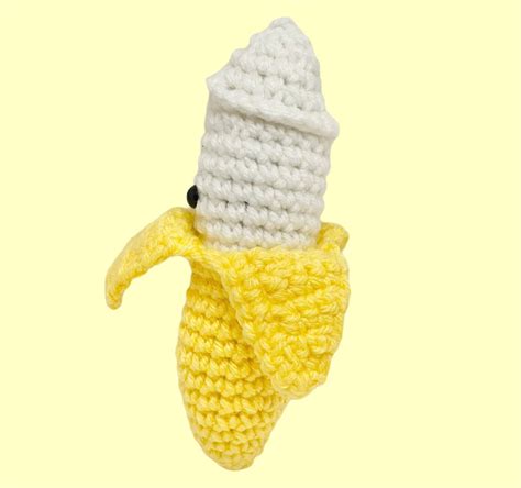 Crochet Banana Penis Plush Stuffed Amigurimi Adult Cute Etsy