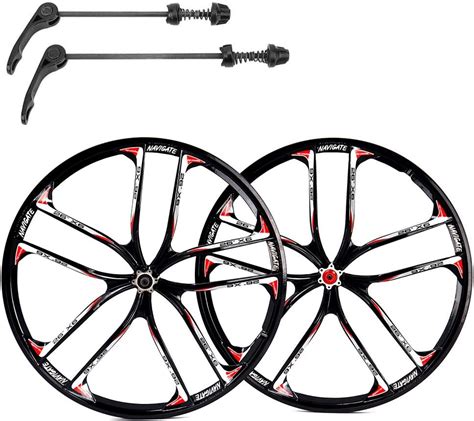 Zukka 26 Inch Bike Wheel Setmagnesium Alloy Disc Brake Mountain