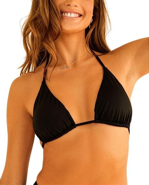 Dippin Daisys Dippin Daisy S Palm Tie Back Triangle Bikini Top