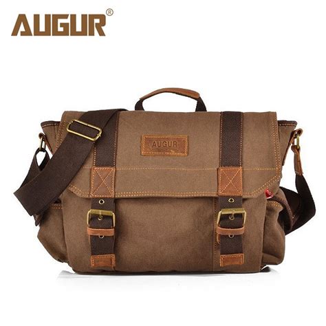 Augur Bolsos De Hombro Para Hombres Pulgadas Bolso De Lona Para