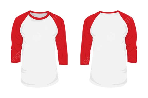 Blank T Shirt Raglan 3 4 Sleeves Pack Front And Back View Raglan T Shirt 3 4 Sleeves Mock Up