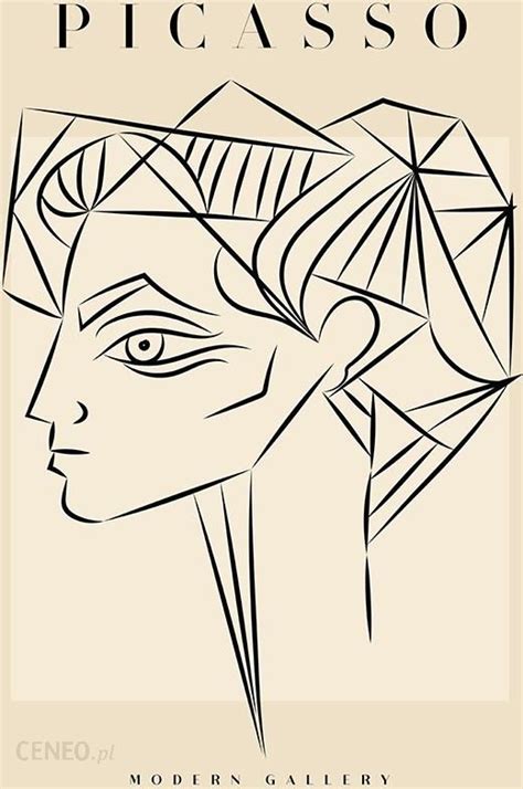 Kmbpress Picasso Twarz Kobiety Plakat Ivory 100x70cm 725 Opinie I