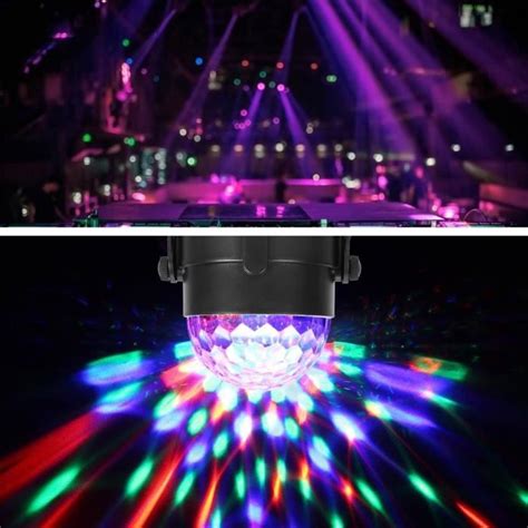 Ebtools Boule Disco Projecteur Led Stage Light Ball Disco Dj Party Ktv