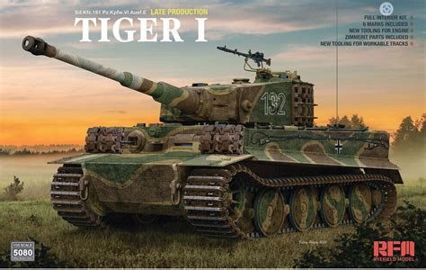 Rye Field Model Tiger I Late Production W Full Interior And