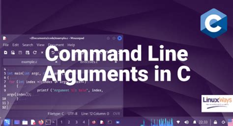 Command Line Arguments In C LinuxWays