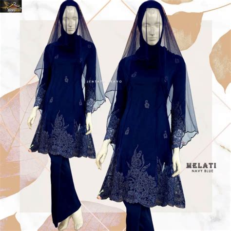 Melati Kurung Lace Ready Stock Baju Raya Tunang Nikah Pengantin Bride