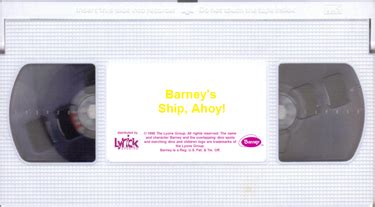 Opening and Closing to Barney's Ship Ahoy 1998 VHS | Custom Time Warner Cable Kids Wiki | Fandom