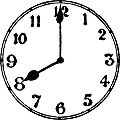 8 O'clock | ClipArt ETC