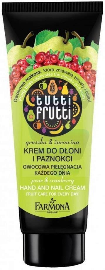 Kosmetyk do rąk Farmona Mini Tutti Frutti Krem Do Rąk I Paznokci