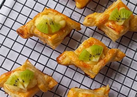 Resep Fruit Puff Pastry With Vanilla Vla Oleh Amalia Rahma Cookpad