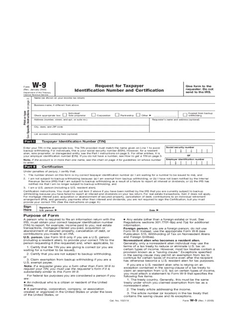 2005 Form Irs W 9 Fill Online Printable Fillable Blank Pdffiller