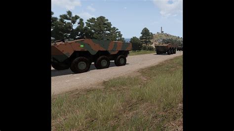 Brazilian Armed Forces Arma 3 Comboio Com Leopard 1a5guarani E Marruá