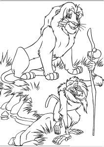 Coloriages De Le Roi Lion Faciles Pour Enfants Gratuits Imprimer