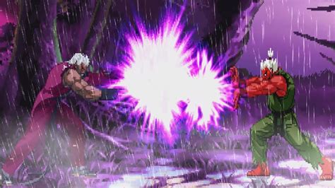 Shin Akuma Vs Asura Fusion Of Rugal And Akuma Merciless Battle